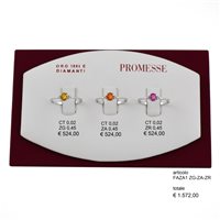 Anello Promesse Donna in Oro bianco FAZA1